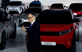 Toyotas Chef vollführte einen kleinen Freudentanz, nachdem die Firma letztes Jahr GM in den USA überboten hatte