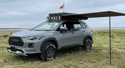 Toyota Corolla Cross transformée en Mini-RAV4 avec un élévateur de suspension prêt pour l'aventure