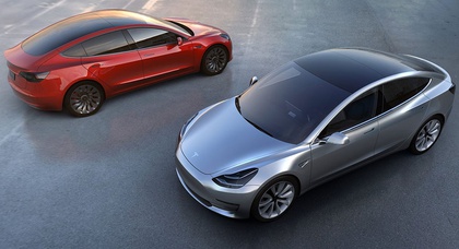 Tesla Model 3 с двумя электромоторами встанет на конвейер летом