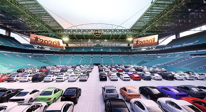 Hard Rock Stadium превратят в автомобильный кинотеатр