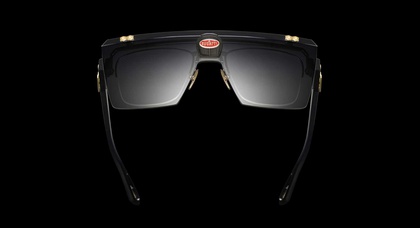 Bugatti's new sunglasses have a "grille" just above the bridge of the nose