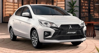 Найдешевший седан Mitsubishi отримав решітку радіатора у стилі Lancer Evolution