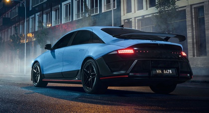 Hyundai has unveiled the electric sedan Ioniq 6 N with a power of 650 PS