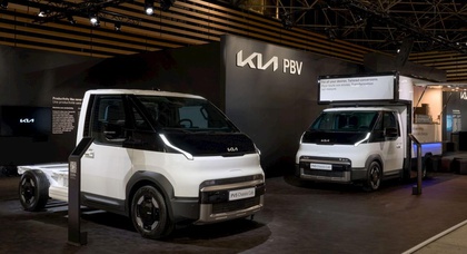 Kia представила електричний PV5 в універсальній версії Chassis Cab 
