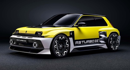 Renault 5 Turbo 3E Elektroauto Der Renault 5 Turbo 3E wurde im Produktionsdesign vorgestellt