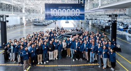 Xpeng подолав рубіж у мільйон автомобілів