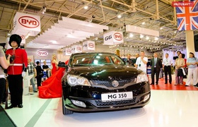 MG показал на SIA новый седан 350