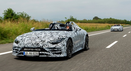 Mercedes-AMG test radicale tweezitter zonder dak of voorruit