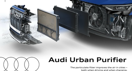 Les futurs véhicules électriques Audi pourront purifier l'air ambiant pendant la conduite et la charge