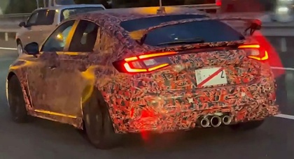 Honda Civic Type R new generation spotted on the roads