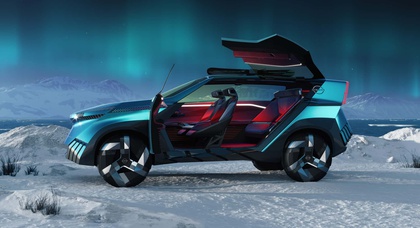 Nissan Hyper Adventure Concept mit dynamischen Karosserieteilen und ausfahrbaren Kofferraumstufen