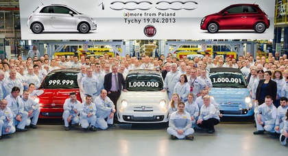 Fiat выпустил миллионный 500-ый