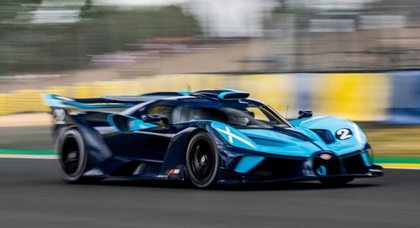 Bugatti Bolide feiert bei den 24 Stunden von Le Mans sein öffentliches Debüt 