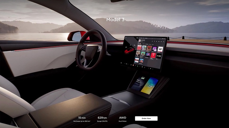 La Tesla Model 3 révisée est dévoilée : Design amélioré, autonomie WLTP  prévue de 678 km – Autoua.net