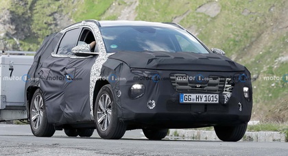 Der kommende Hyundai Tucson Facelift wurde in den österreichischen Alpen gesichtet