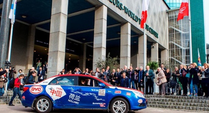 BYD F5 Suri успешно преодолел путь из Шанхая до Роттердама 