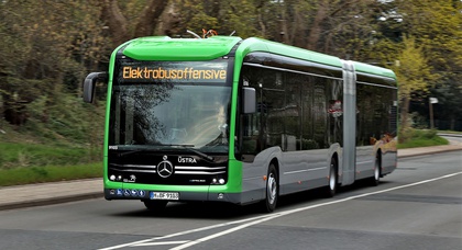 Введено в експлуатацію першу стаціонарну систему зберігання енергії з використаних автобусних акумуляторів Mercedes eCitaro