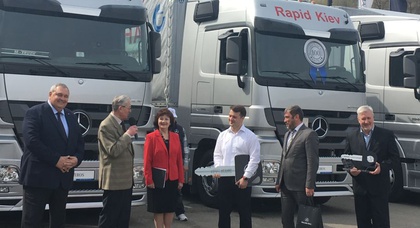100-й юбилейный Mercedes-Benz Actros в автопарке компании «РАПИД»