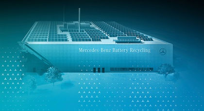 Mercedes-Benz baut in Deutschland eine Batterie-Recyclinganlage mit einer Jahreskapazität von 2.500 Tonnen