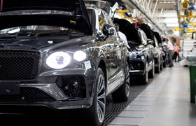 Bentley наращивает производство Bentayga 