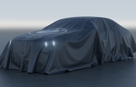 2024 BMW i5 erstmals vor der Markteinführung im Oktober angeteasert