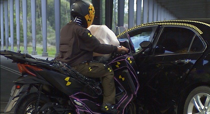 Toyoda Gosei integriert Airbags in Motorräder und Roller
