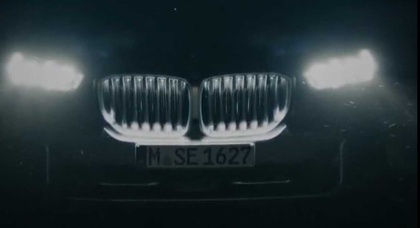 2024 BMW X5 Facelift taquiné avec calandre éclairée
