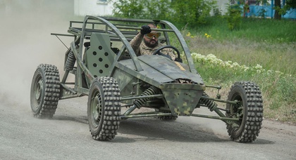 Ukraine's armed forces are using buggies and other light off-road vehicles