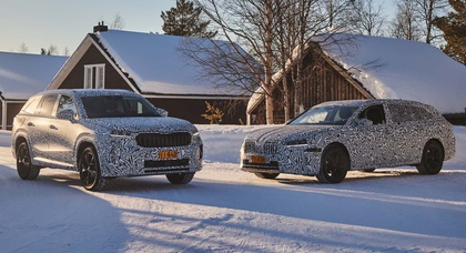 Skoda teases the 2024 Superb Combi and Kodiaq at the Arctic Circle, undergoing rigorous testing in extreme conditions ahead of their fall reveals