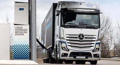 Daimler and Linde have developed new technology for hydrogen truck refueling with the aim of establishing it as a common standard