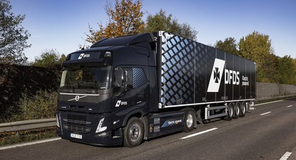 Volvo получила заказ на 100 электрических грузовиков от логистической компании DFDS