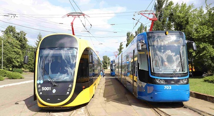 Трамвай потеснит автомобили из центра Киева