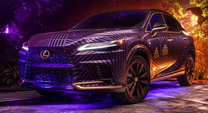 Lexus partners with Adidas to create a custom RX 500h ‘Vibe-Branium’ inspired by Black Panther