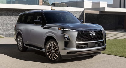 This is the all-new 2025 Infiniti QX80 luxury SUV