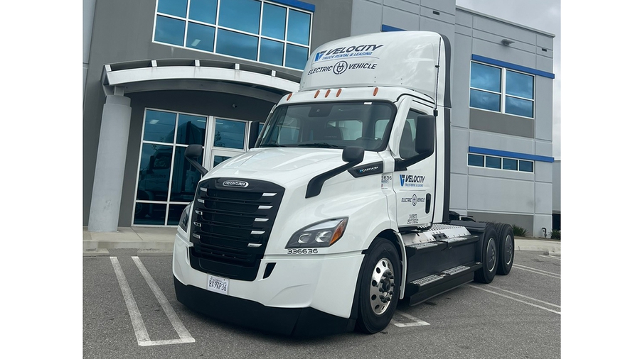 Velocity Truck Rental & Leasing commande 200 camions Freightliner ZEV