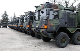 La société allemande Rheinmetall fournit à l'Ukraine 26 nouveaux camions MAN HX 8x8