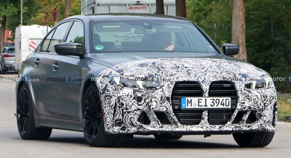 Aufgefrischter BMW M3 zum ersten Mal mit neuen Scheinwerfern und vertrautem Gesicht gesichtet
