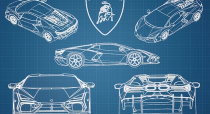 Leaked Patent Images Reveal Design of Lamborghini's Upcoming Hybrid V12 Aventador Successor