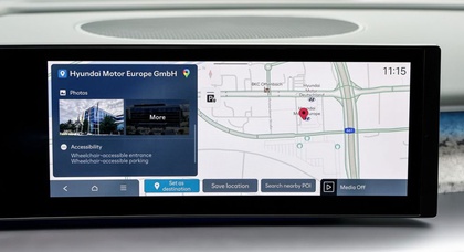 Hyundai hat Google Places in die Navigation seiner Fahrzeuge integriert