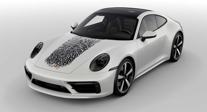 Porsche 911 предлагают украсить отпечатком пальца 