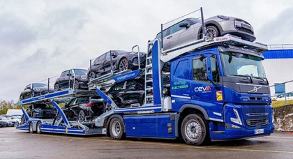 BMW und CEVA Logistics testen einen Elektroauto-Transporter in Frankreich