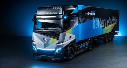 Mercedes-Benz unveils eActros LongHaul truck with a range of over 500 kilometers (311 miles)