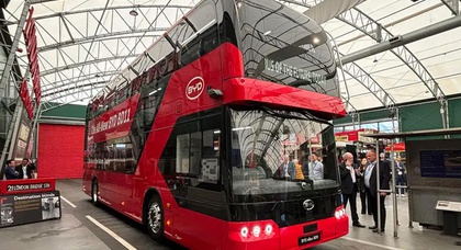 BYD представила електричний двоповерховий автобус для Лондона