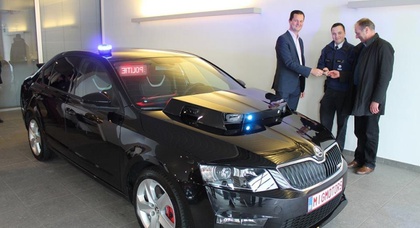 Škoda предоставила бельгийской полиции Octavia vRS за €85 000