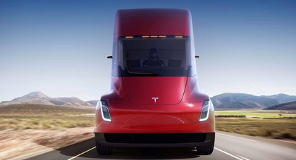Представлен электрогрузовик Tesla с запасом хода 800 км