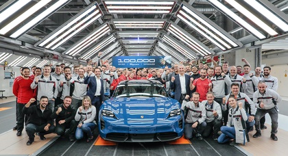 100,000th Porsche Taycan rolls off production line three years after start