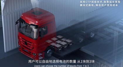 CATL launches battery swapping system for trucks