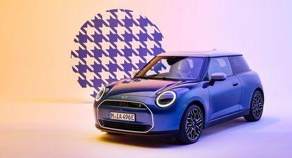 The smartphone app lets you see what is happening around your parked Mini Cooper EV