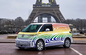 Volkswagen ID.Buzz дебютирует с батареей на 82 кВтч и мотором мощностью 150 кВт