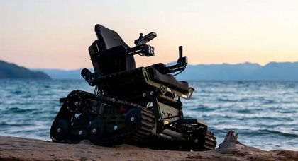 This all-terrain wheelchair can go anywhere